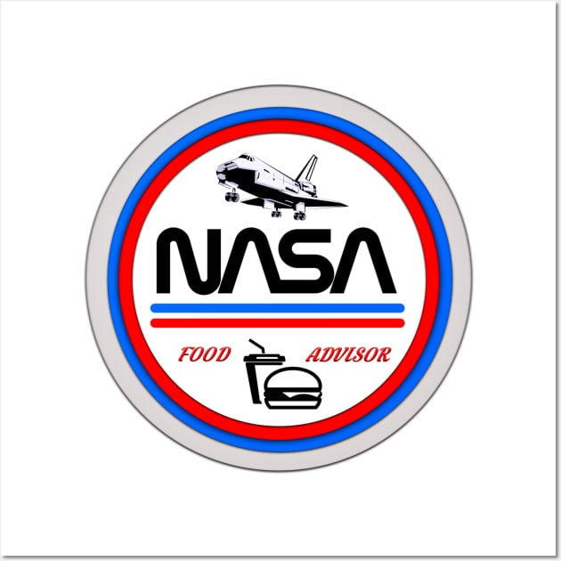 Nasa Food Advisor Wall Art by Tenkaichi_Art